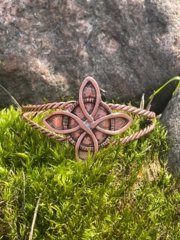 Miedziana Bransoletka Węzeł Czarownicy – Słowiański Amulet Ochronny