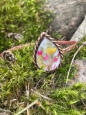 Miedziana Bransoletka „Kropla Leśnego Świtu” – Botaniczny Amulet